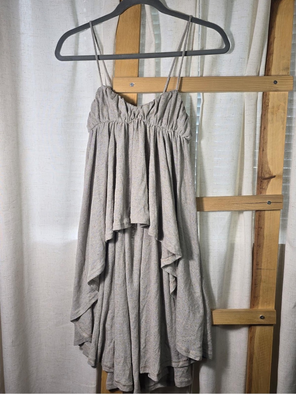 Free people NWOT Beige TUNIC Hem Dress